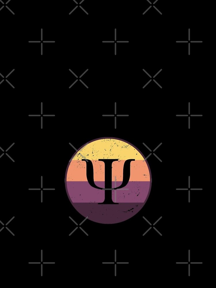 Aperçu 4 sur 4. Coque iPhone avec l'œuvre Sunset Vintage Psychology Psi Symbol créée et vendue par Ripper19.