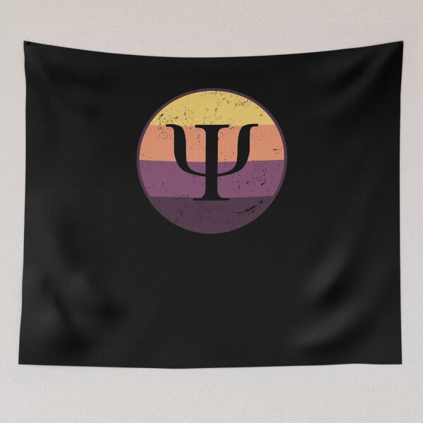 Item preview, Sunset Vintage Psychology Psi Symbol designed and sold by Ripper19.