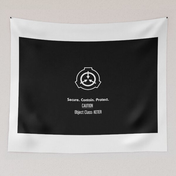 Item preview, SCP Object Class: Keter (Black) designed and sold by Omnavis.
