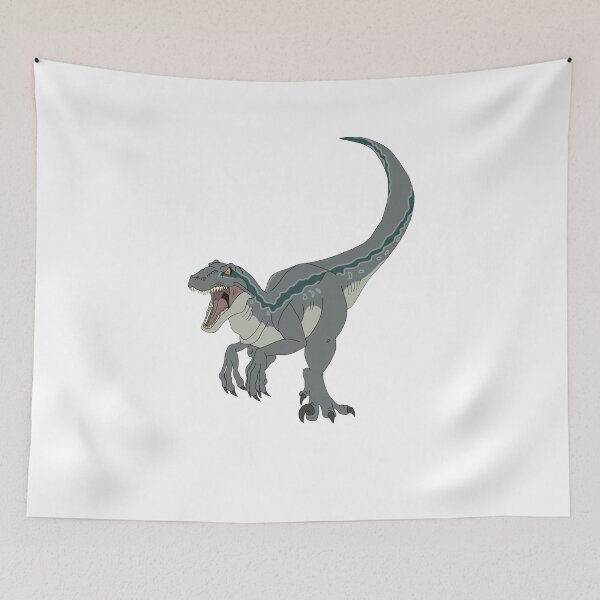 Item preview, Running Blue Velociraptor designed and sold by theblazinggecko.