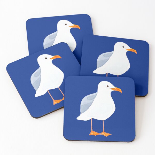 Item preview, SEAGULL WATERCOLOR - Cute Sea Bird Design designed and sold by Susan Prolman.