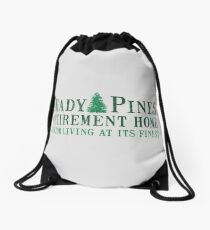 Shady Senior Life Drawstring Bag