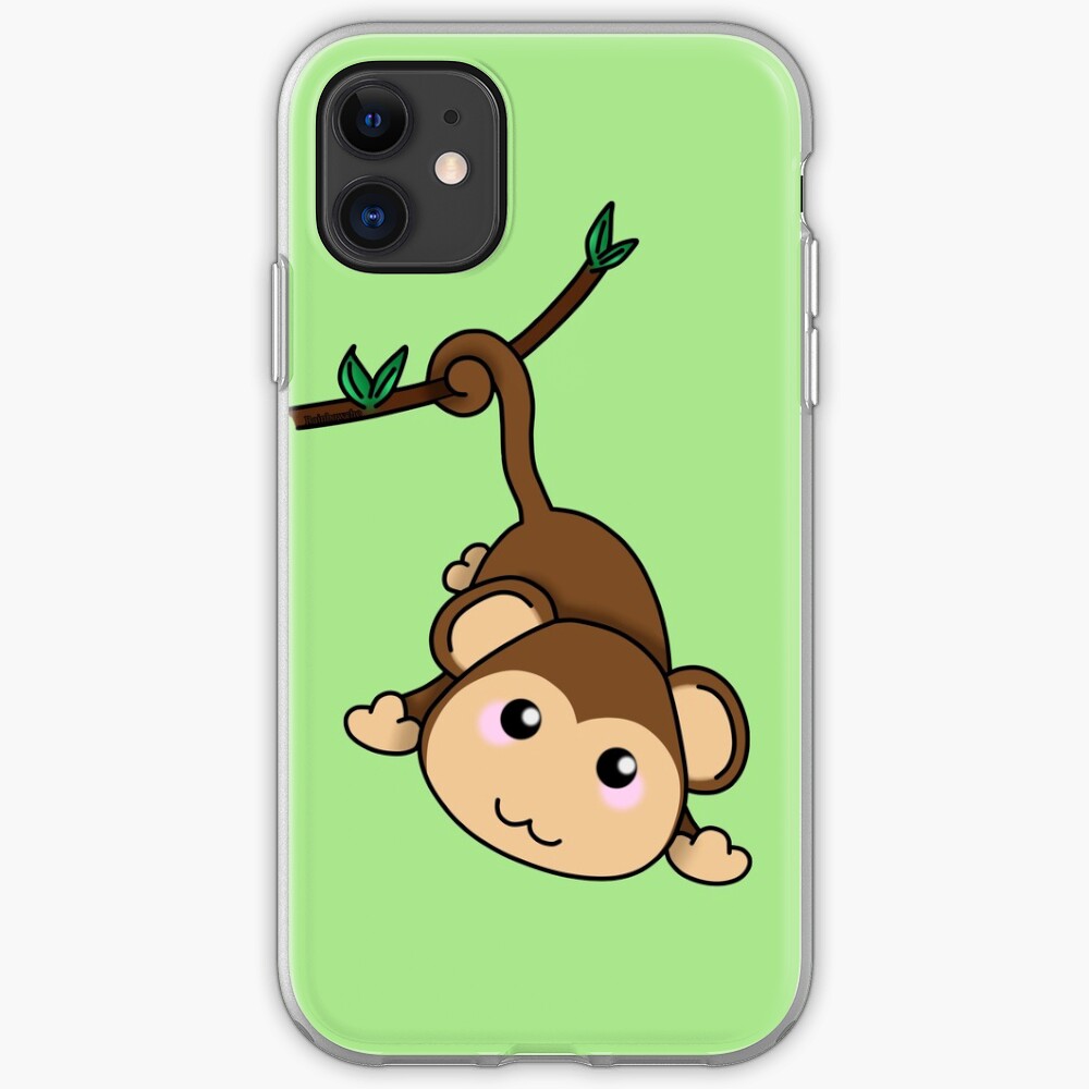 "Cute little monkey" iPhone Case & Cover by rainbowcho Redbubble