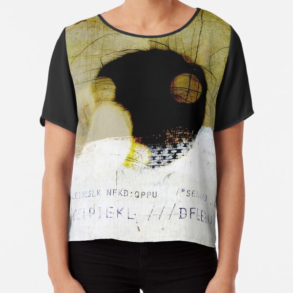 Doodle Jaune Graphique vectoriel sur T-SHIRT NOIR TSHIRT T SHIRT TEE taille L.