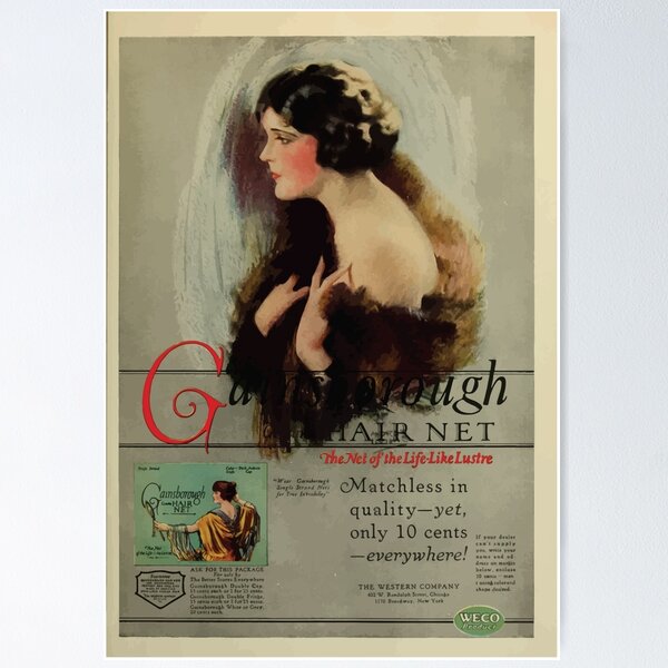 Item preview, Advertisements Photoplay Magazine January through June 1922 0767 Cainsborough Genuine Hair Net designed and sold by wetdryvac.