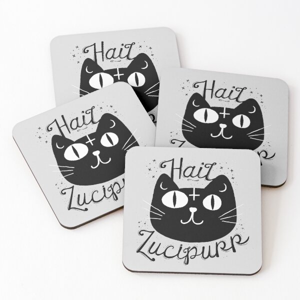 Item preview, Hail Lucipurr designed and sold by Plan8.