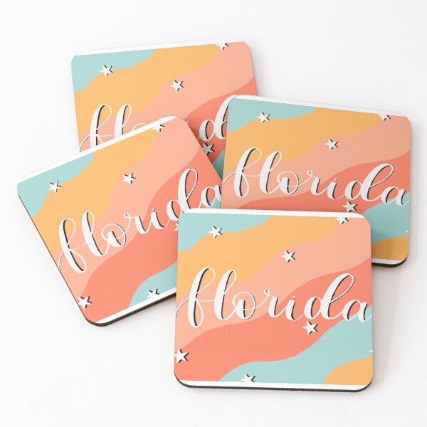 Item preview, Florida with groovy background designed and sold by avery :).