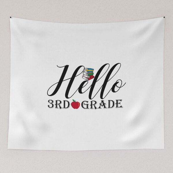 Item preview, Hello 3rd Grade Back to School for Students Kids Cute designed and sold by hadleydesigns.