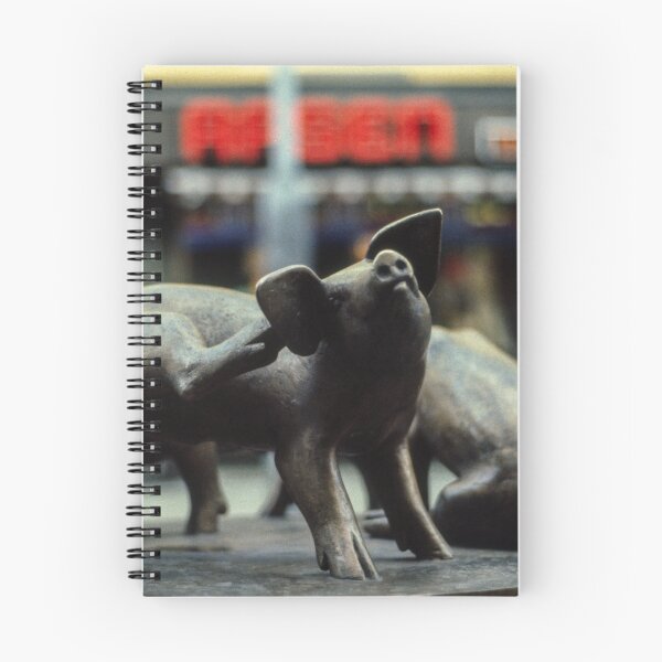 Item preview, Pigs in town square Trondheim Norway 19840622 0039 designed and sold by Fred Mitchell.