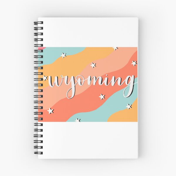 Item preview, Wyoming with a groovy background designed and sold by avery :).
