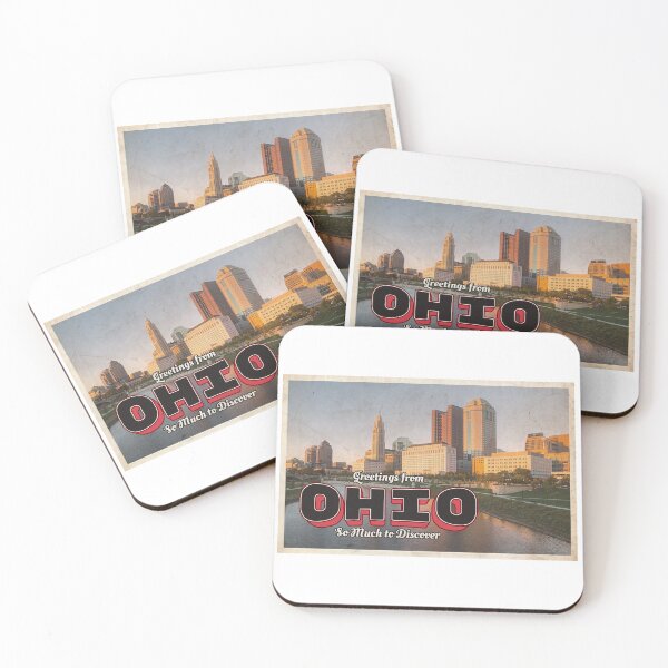 Item preview, Greetings from Ohio - Vintage Travel Postcard Design designed and sold by fromthereco.
