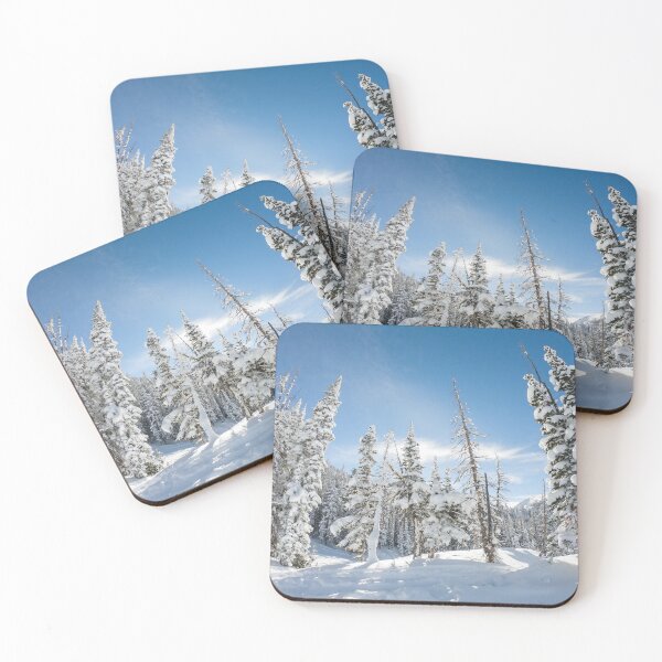 Item preview, Snow Covered Fir Trees designed and sold by deniszholob.