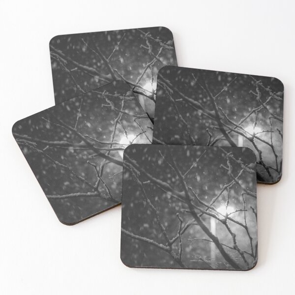 Item preview, Snowy Night Branches designed and sold by deniszholob.