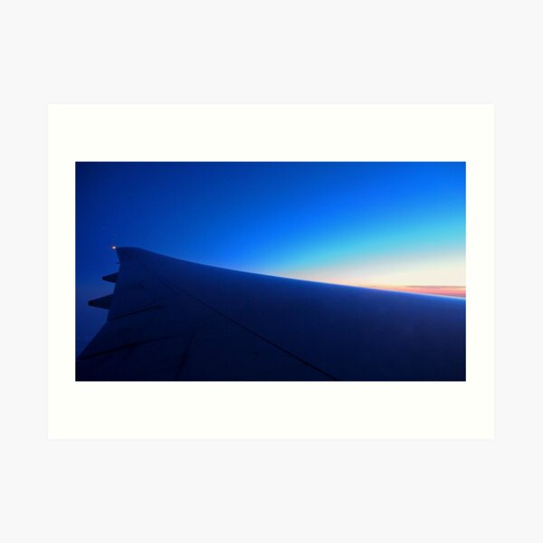 Wingscape: first light Art Print