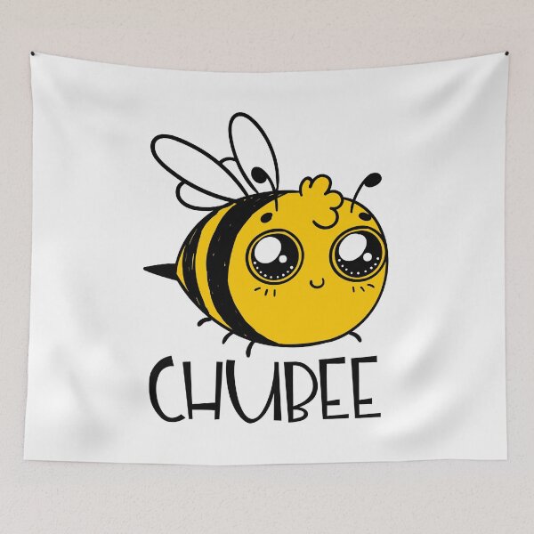 Item preview, Chubby Bee Cartoon Kawaii designed and sold by emphatic.