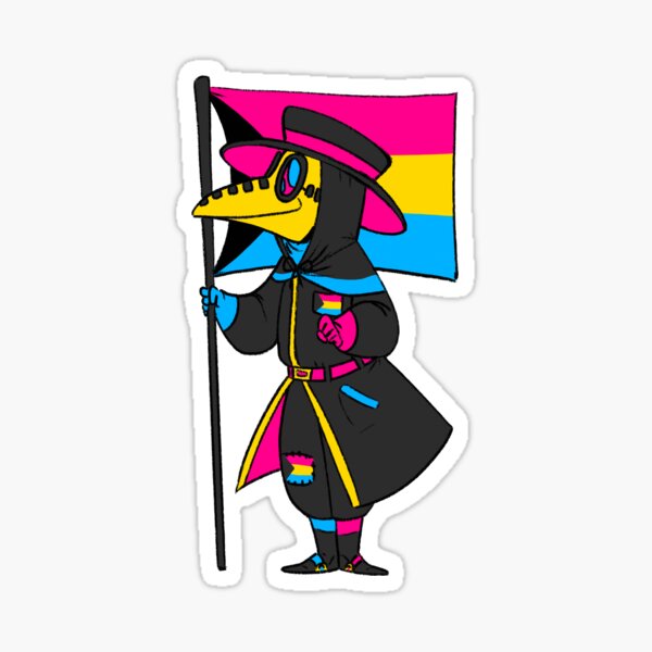 Artikel-Vorschau von Demi-Pansexual Pride Plague Doctor, designt und verkauft von soodie.