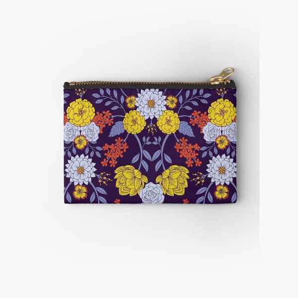 Item preview, Purple, Blue, Yellow & Red Floral Pattern designed and sold by somecallmebeth.