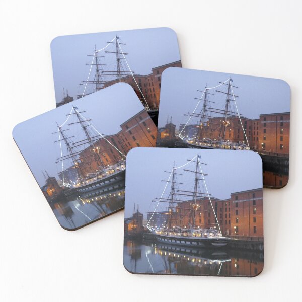 Item preview, Liverpool (UK) harbour scene designed and sold by Julian Edgar.