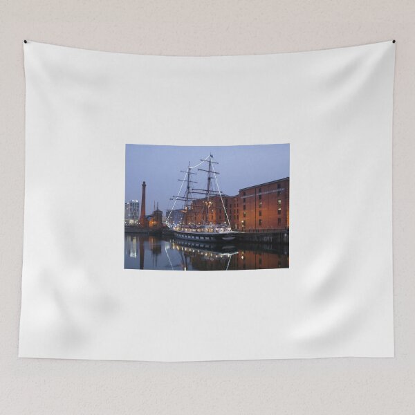 Item preview, Liverpool (UK) harbour scene designed and sold by Julian Edgar.