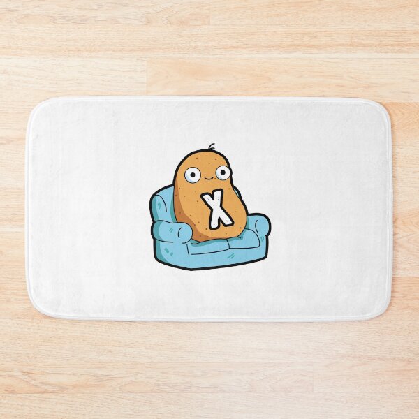Item preview, Alphabet Letter X Cute Couch Potato   designed and sold by kidsmonogram.