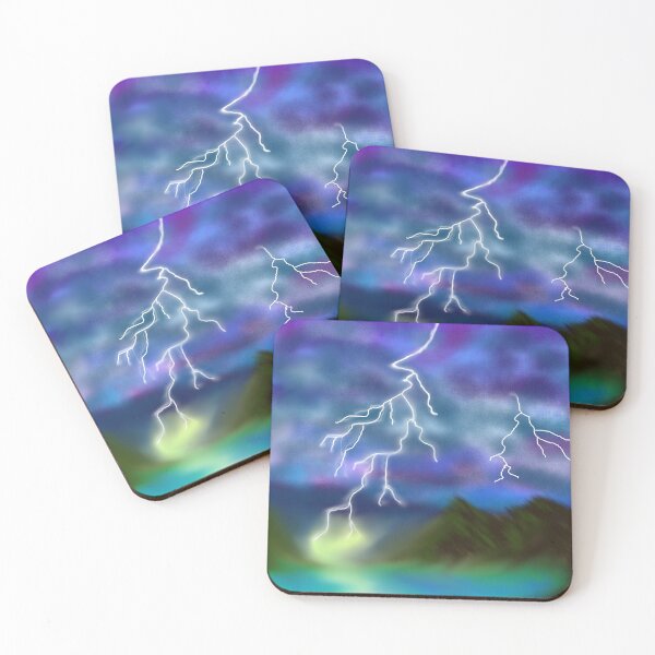 Item preview, Lightning at the Lake designed and sold by ArtistsQuest.