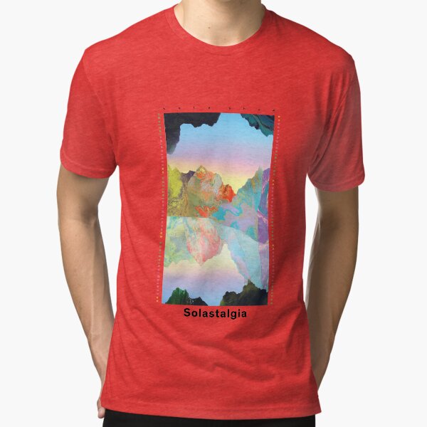 Solastalgia by Kate Shaw (Black Text) Tri-blend T-Shirt