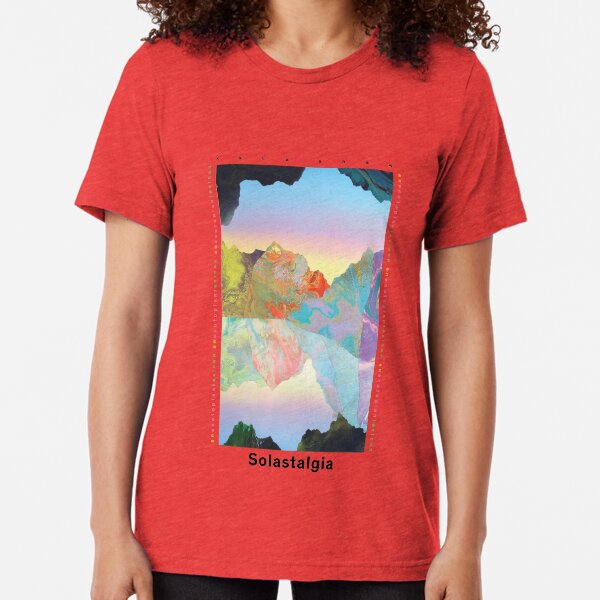 Solastalgia by Kate Shaw (Black Text) Tri-blend T-Shirt