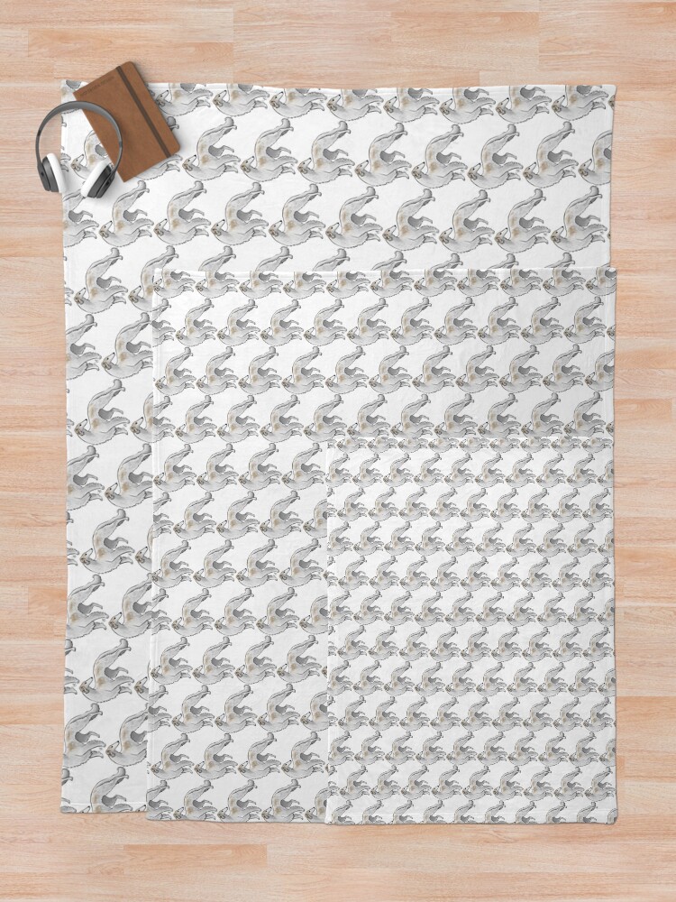Alternate view of Borzoi Throw Blanket