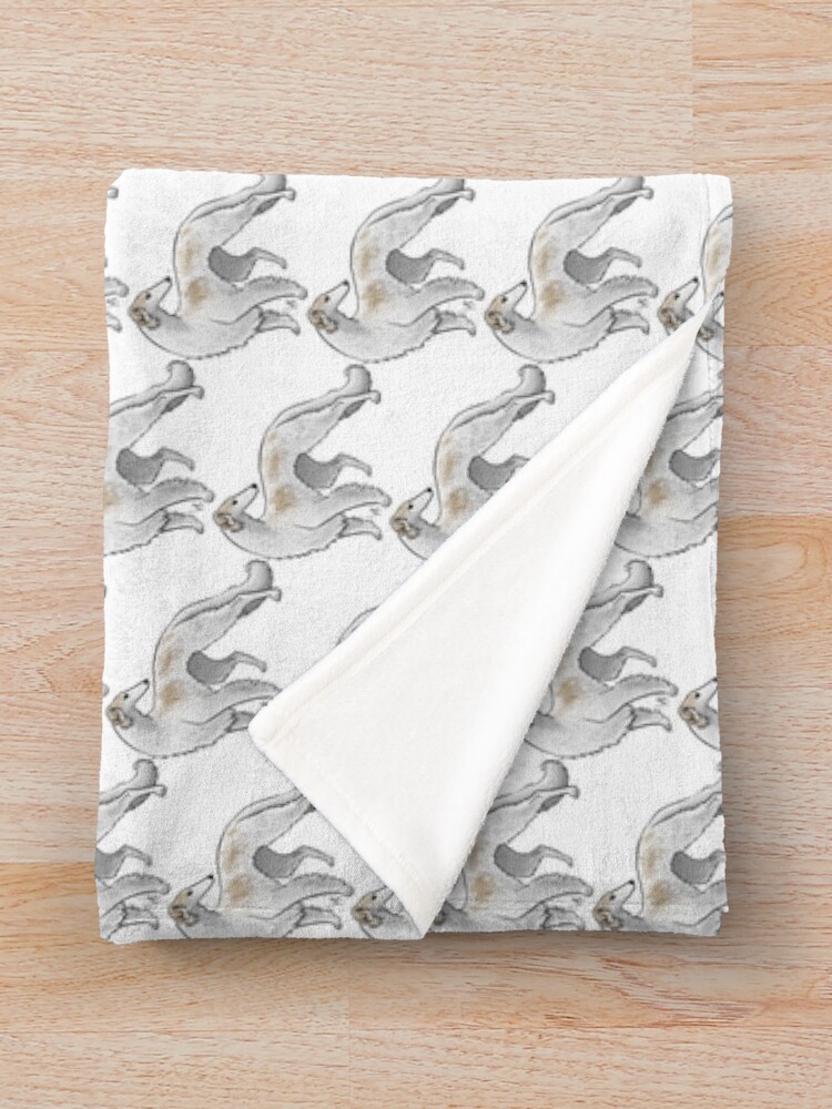 Alternate view of Borzoi Throw Blanket
