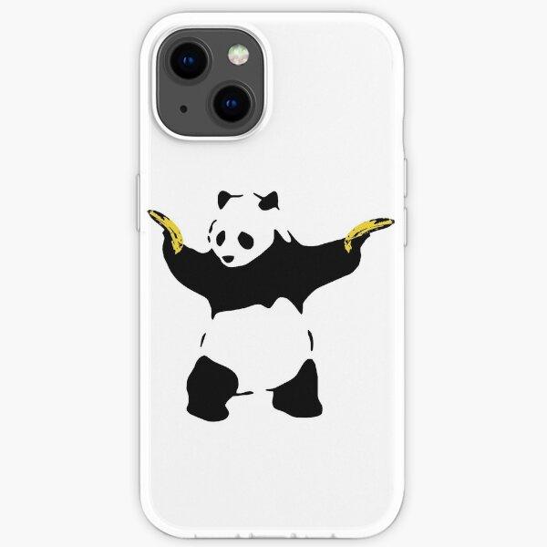 Schlechte Panda-Schablone iPhone Flexible Hülle