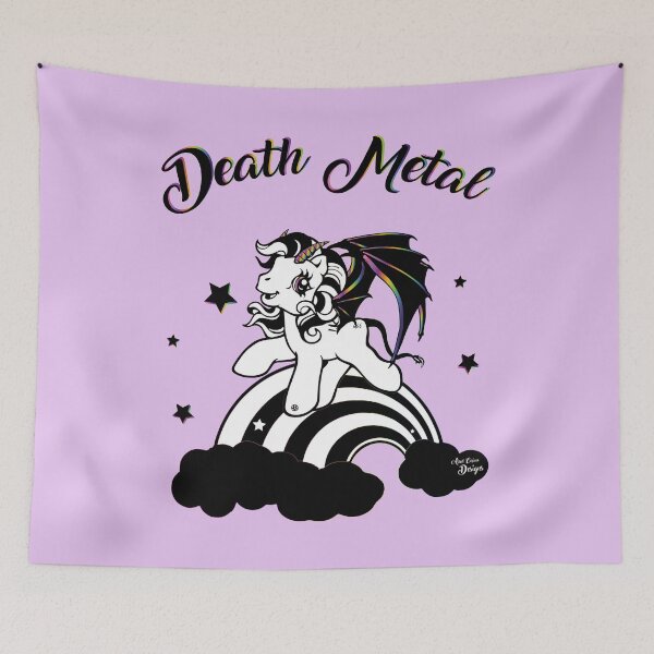 Item preview, Death Metal My Little Goth Pony designed and sold by Ailed Corinne.