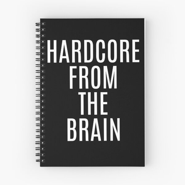 Item preview, Hardcore From the Brain lyrics designed and sold by modernzen.