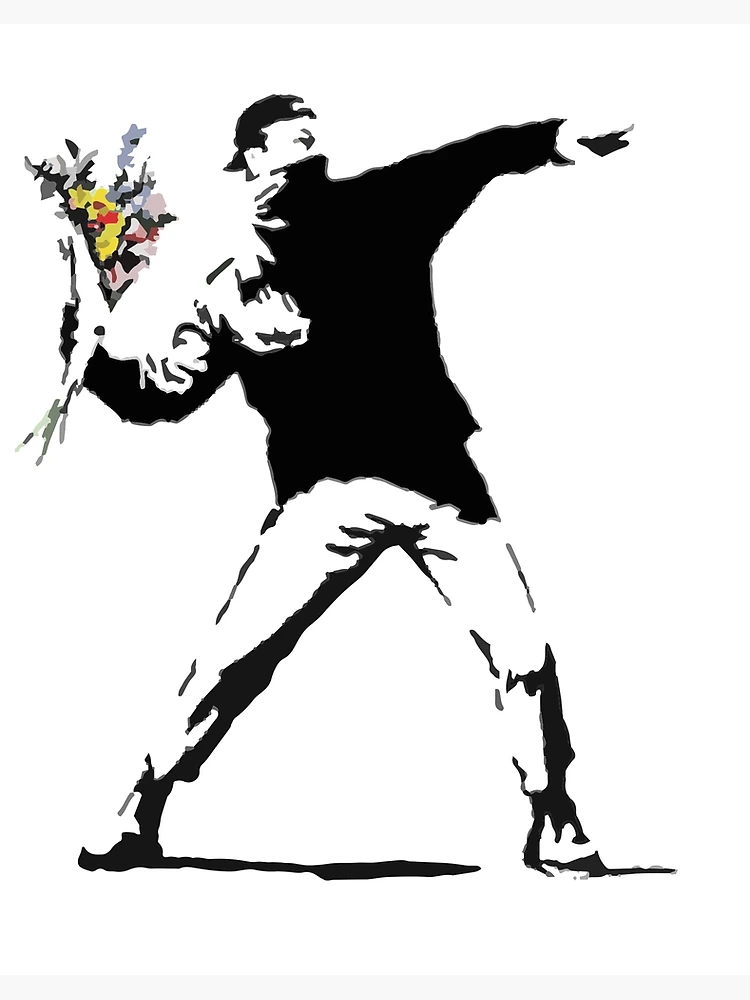Rage Flower Bomber Stencil