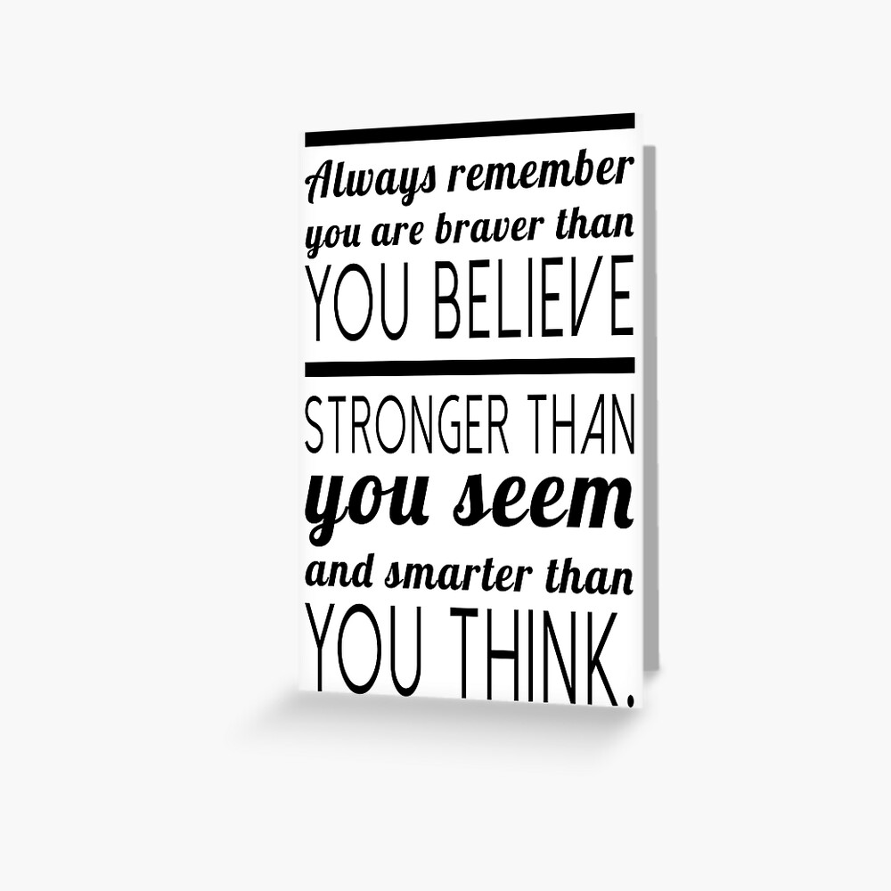 /"Always remember you are braver than you believe.../" Personalised Wall Plaque