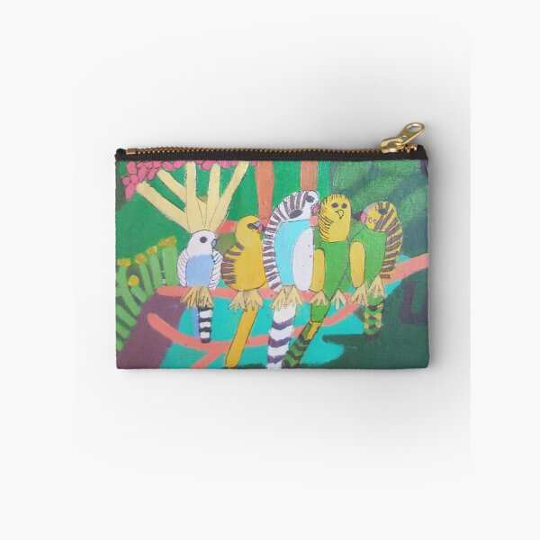 Item preview, Five Budgerigars Zionart Zion Levy Stewart designed and sold by Zion Levy Stewart.