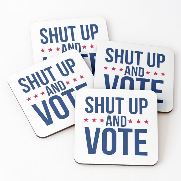 Item preview, Shut Up and Vote designed and sold by DiscoBoogie.