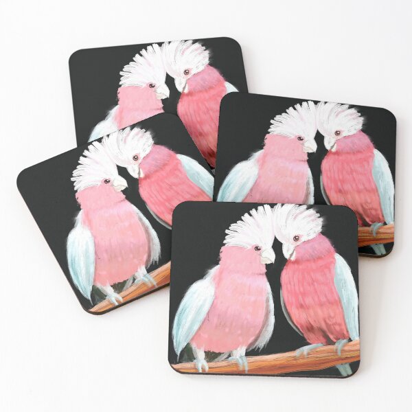 Item preview, Pink Galahs Australian Birds Painting designed and sold by LD ART.