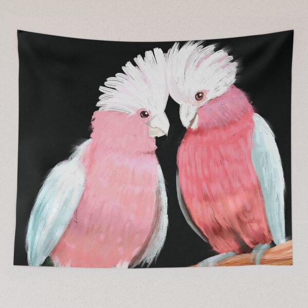 Item preview, Pink Galahs Australian Birds Painting designed and sold by LD ART.