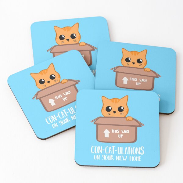Item preview, Cat New Home Gift! Con-cat-ulations! designed and sold by JTBeginning-x.
