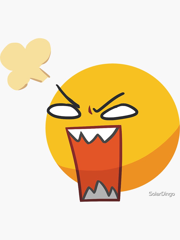 Cute Angry Anime Emoji\