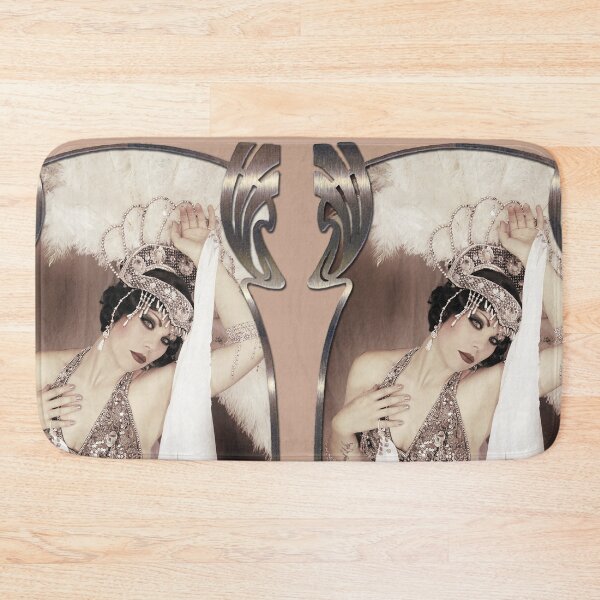 Item preview, Burlesque Showgirl Xarah von den Vielenregen in shiny art nouveau frame designed and sold by Xarah.