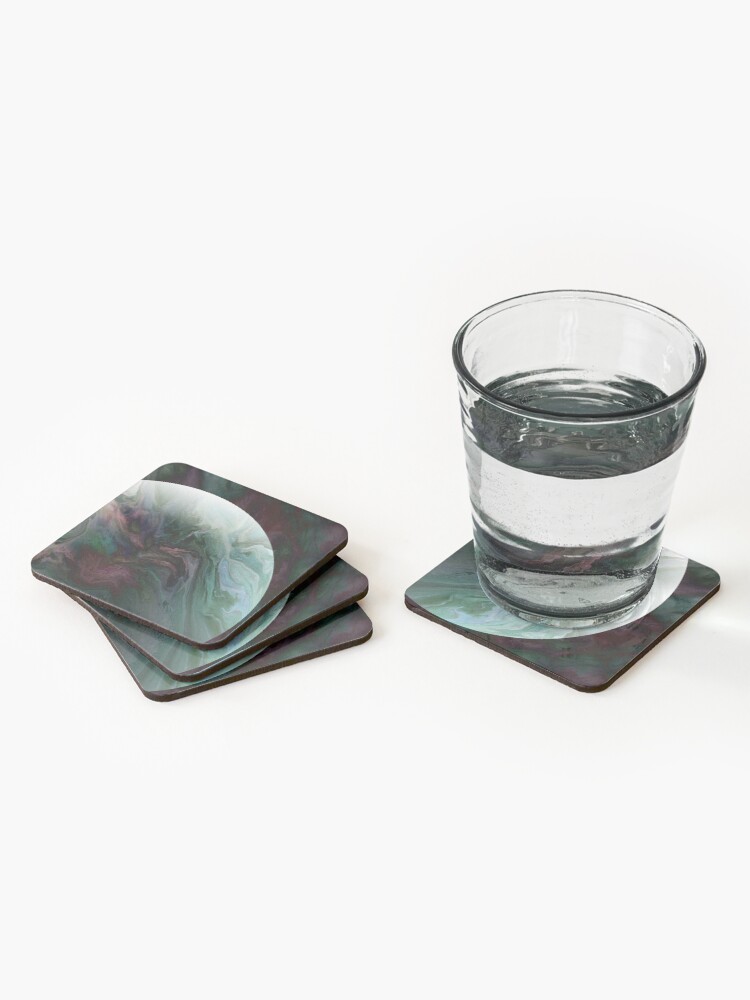 Alternate view of Planet Tourmaline Coasters (Set of 4)