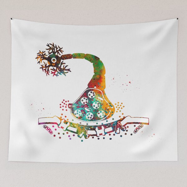 Item preview, Neuron and synapse diagram designed and sold by Liededrom..