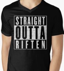 Adventurer with Attitude: Riften V-Neck T-Shirt