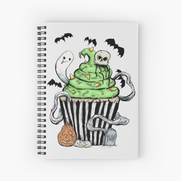 Gothic Cupcake Spiral Notebook