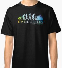 Motorcycle Ape To Evolution Classic T-Shirt