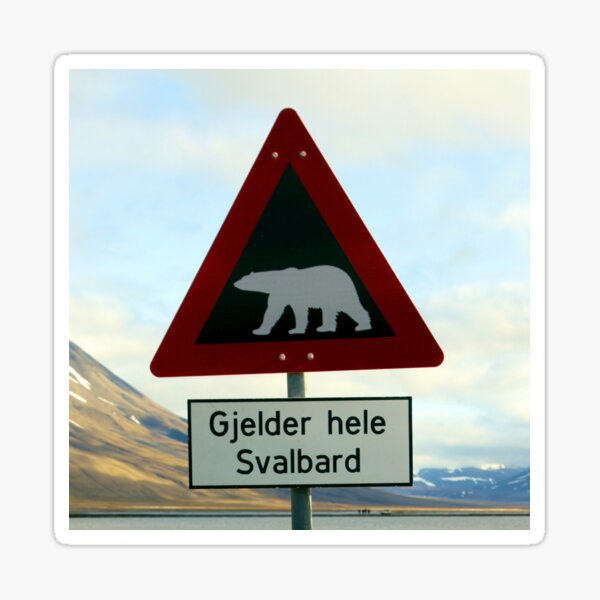 Beware of Polar Bears Sticker