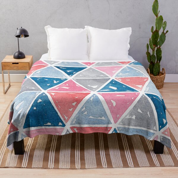 Item preview, Geometric Watercolour Triangles | Original Colours designed and sold by RebeccaFlaherty.