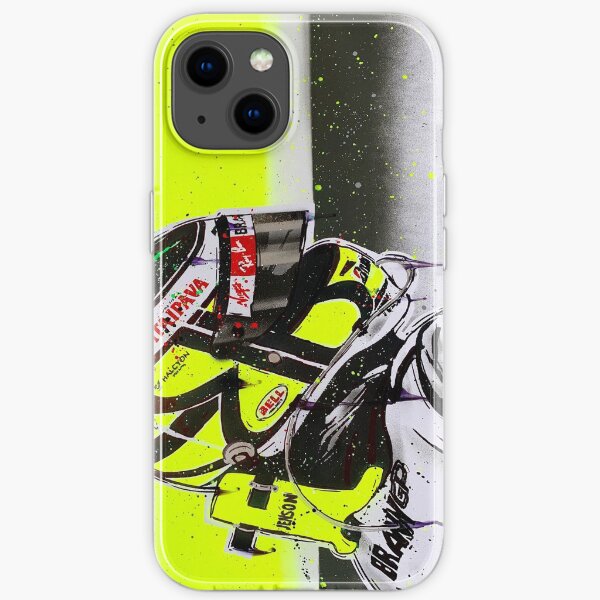 Jenson Button - Brawn GP F1 graffiti painting by DRAutoArt iPhone Soft Case