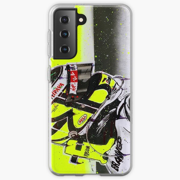Jenson Button - Brawn GP F1 graffiti painting by DRAutoArt Samsung Galaxy Soft Case